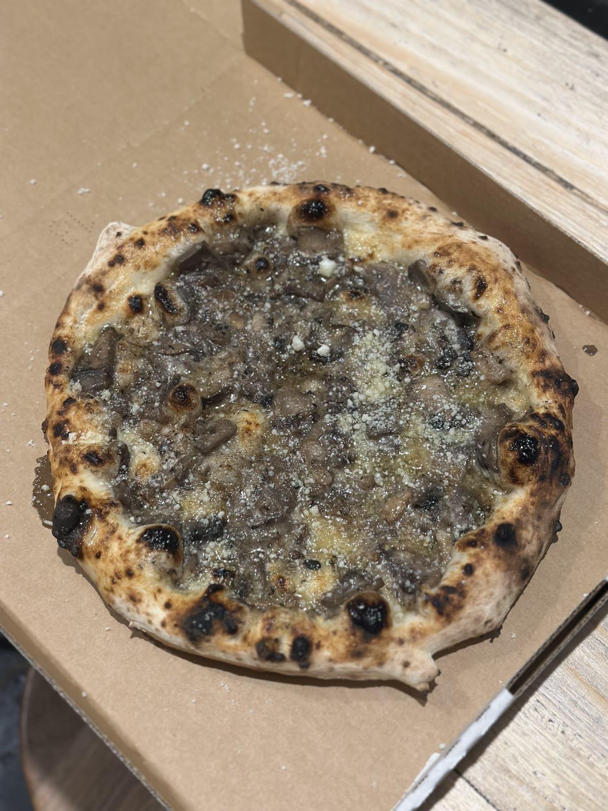 Wood-fired pizza boxed for takeaway in Belmont, Geelong